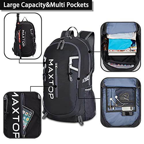 MXTPRO? Packable Lightweight 40L Outdoor Hiking Backpack | Water Resistant Foldable