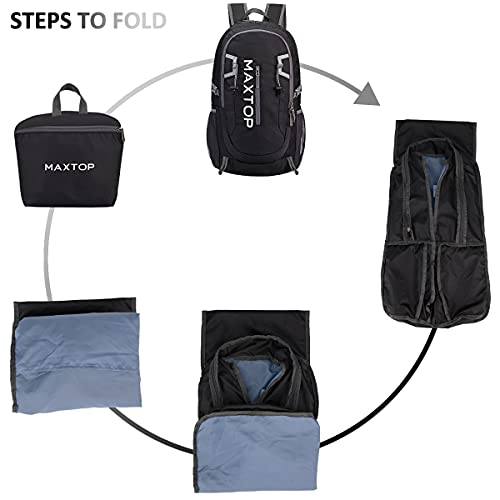 MXTPRO? Packable Lightweight 40L Outdoor Hiking Backpack | Water Resistant Foldable