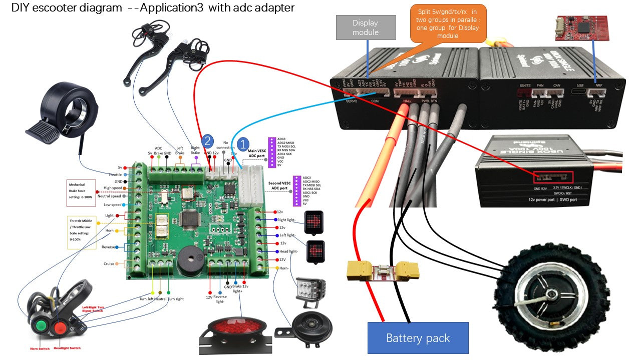 Spintend diy escooter parts group