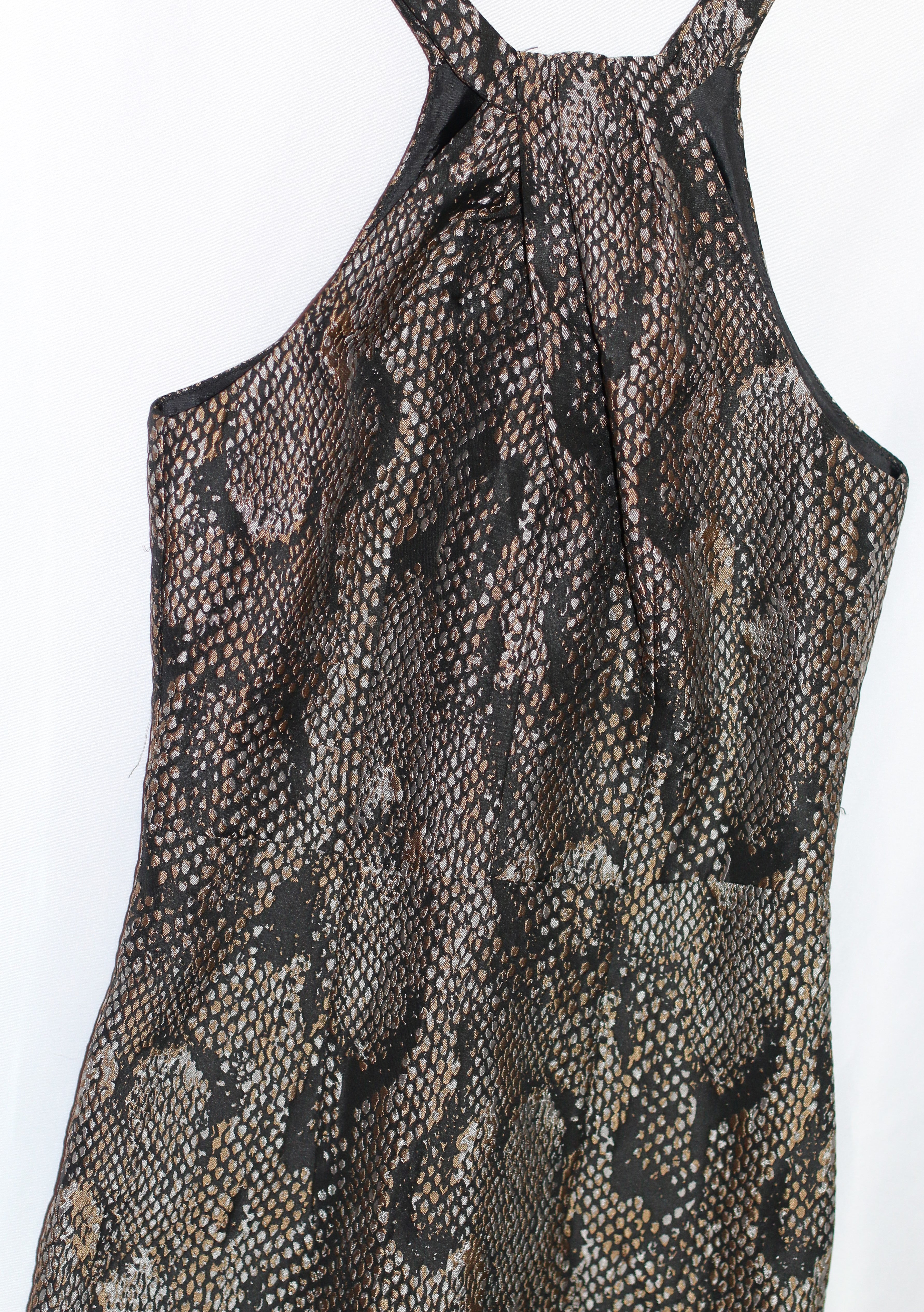 Snakeskin Cocktail Dress