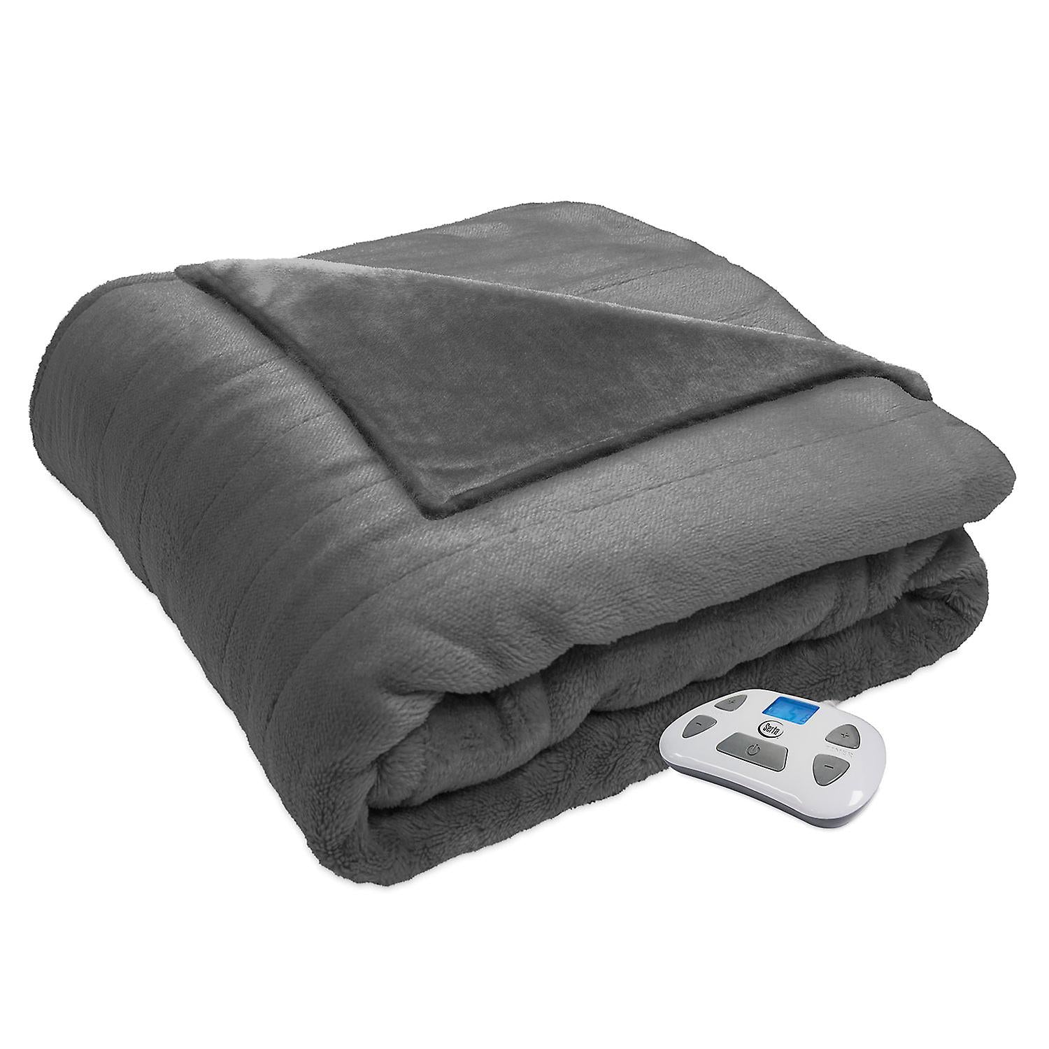 Serta Silky Plush Warming Blanket