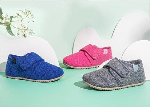 VeraCosy Unisex Boys Girls Wool Felt Slippers