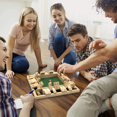 Deluxe Family Wooden Board Game Set