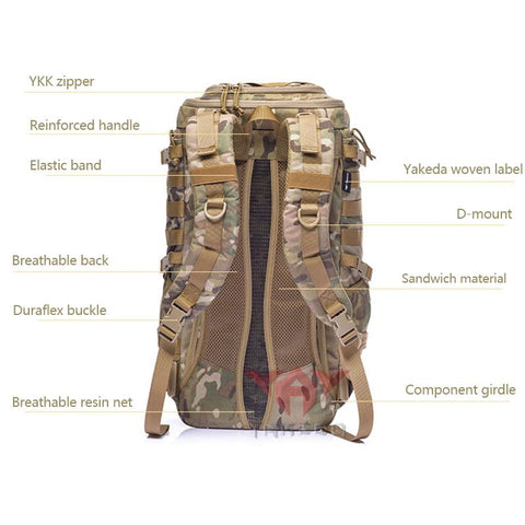 Yakeda Elite Assault Pack Military Backpack - 10 Best Affordable Tactical Backpacks