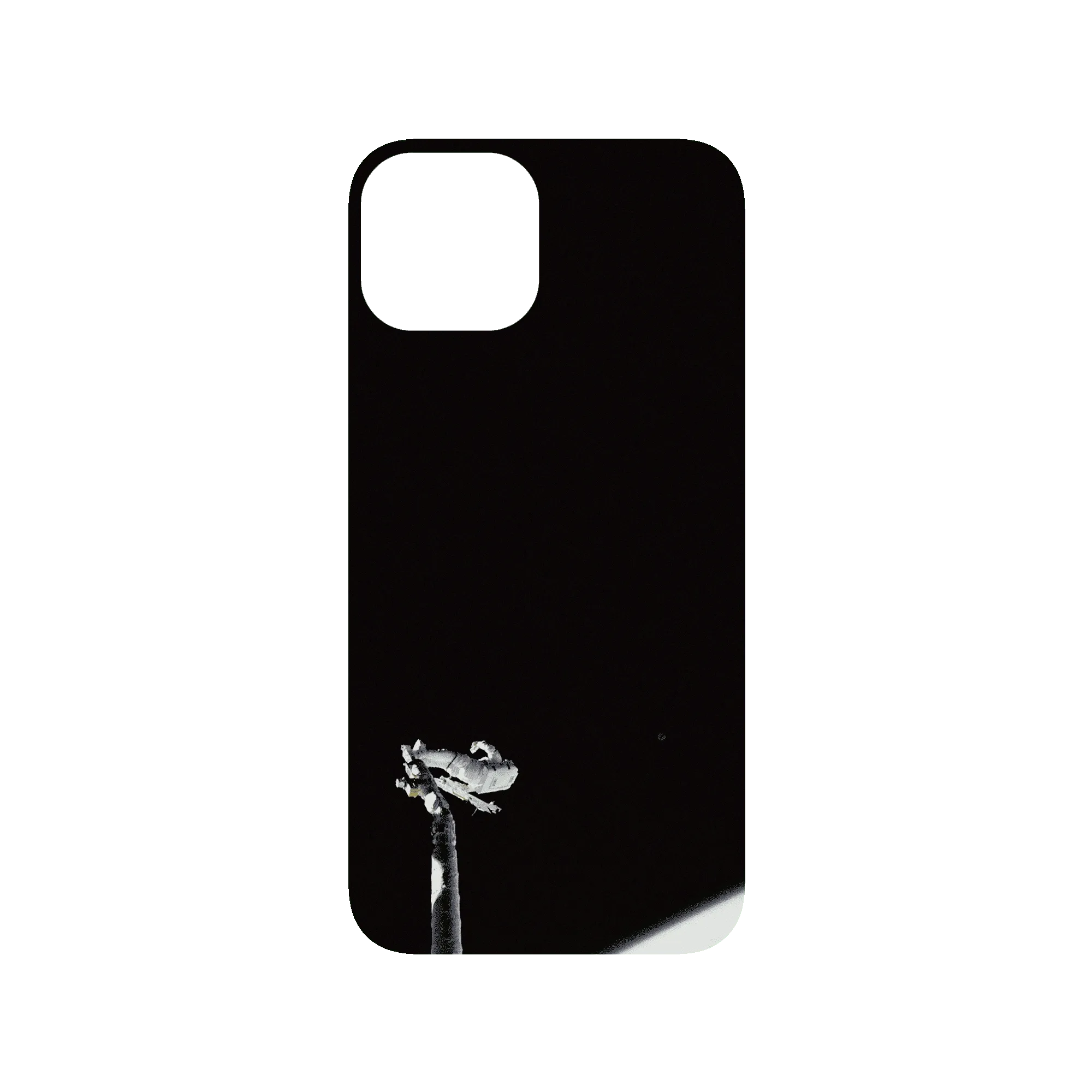 Cosmos SolidSuit iPhone 14 Case - Astronaut Hoften Tracks The Distant Syncom IV-3