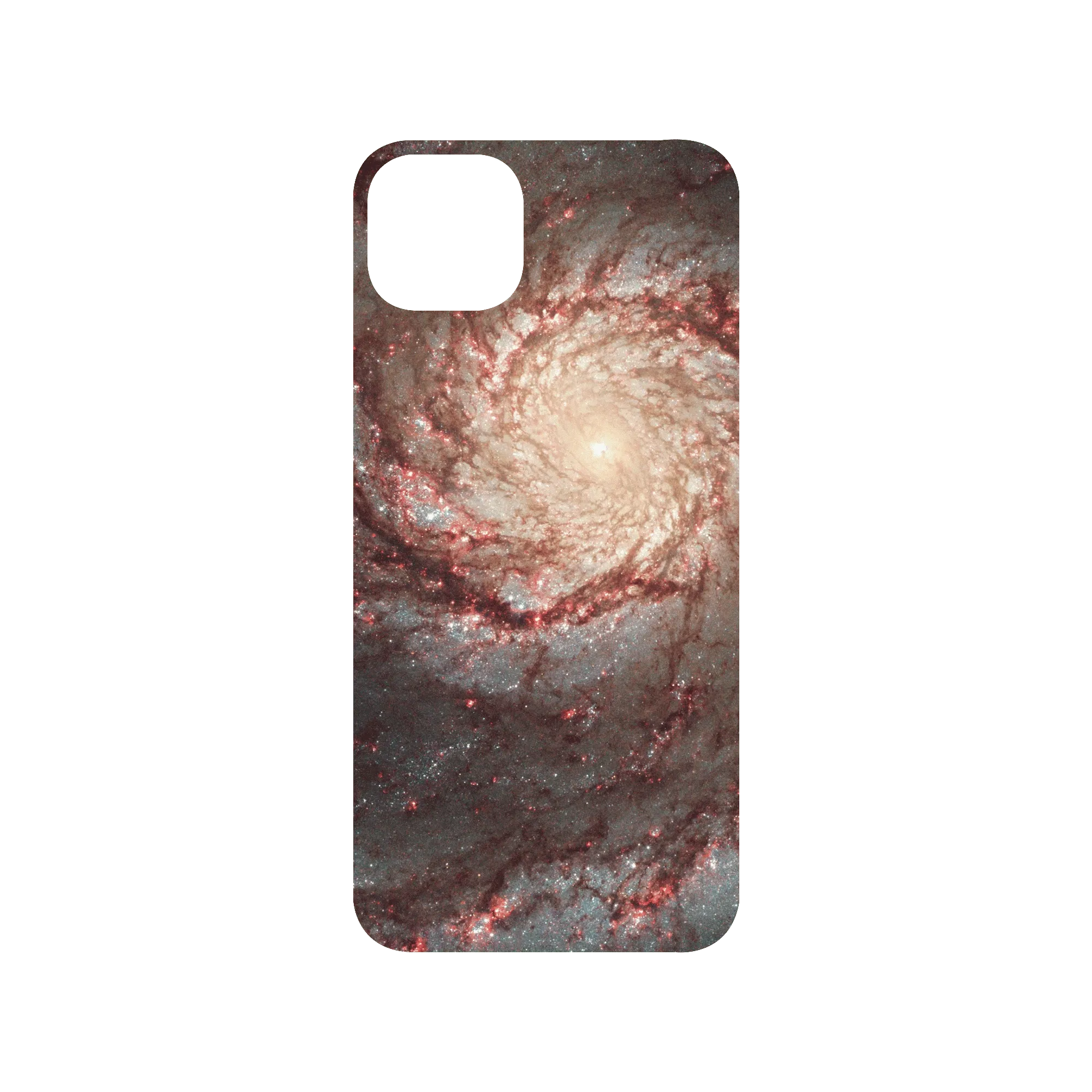 Cosmos Mod NX iPhone 15 Plus Case - The Two-faced Whirlpool Galaxy Backplate