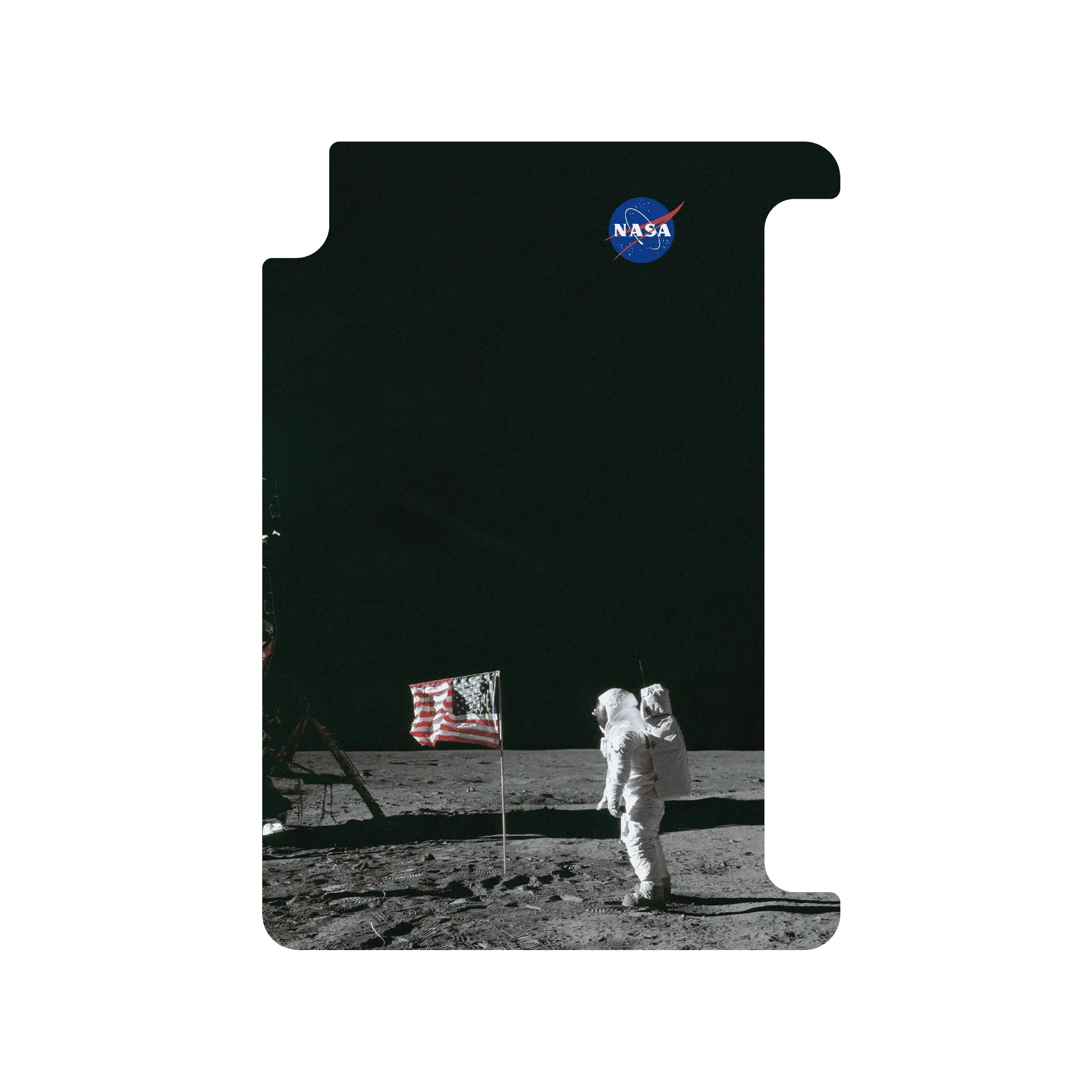 Cosmos iPad Case iPad Air 4th Gen (10.9 inch) - Apollo 11 - Astronaut Aldrin On The Moon