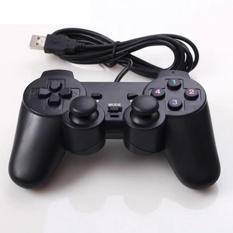 Videogame PC Controller Wired USB Black joystick controller High sensitive for PC Computer