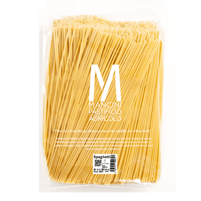 Mancini Spaghetti Bulk Size, 6.6 lbs. (3 kg)