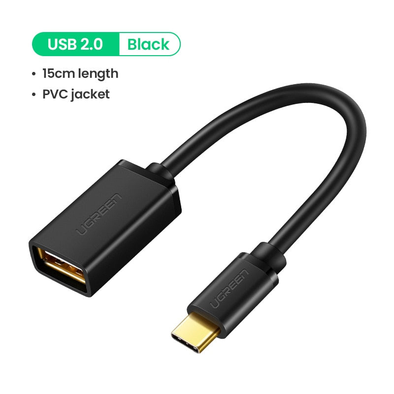 UGREEN USB C to USB 3.0 Adapter Type C OTG Cable Thunderbolt 3 to USB Female Adapter OTG Cable for