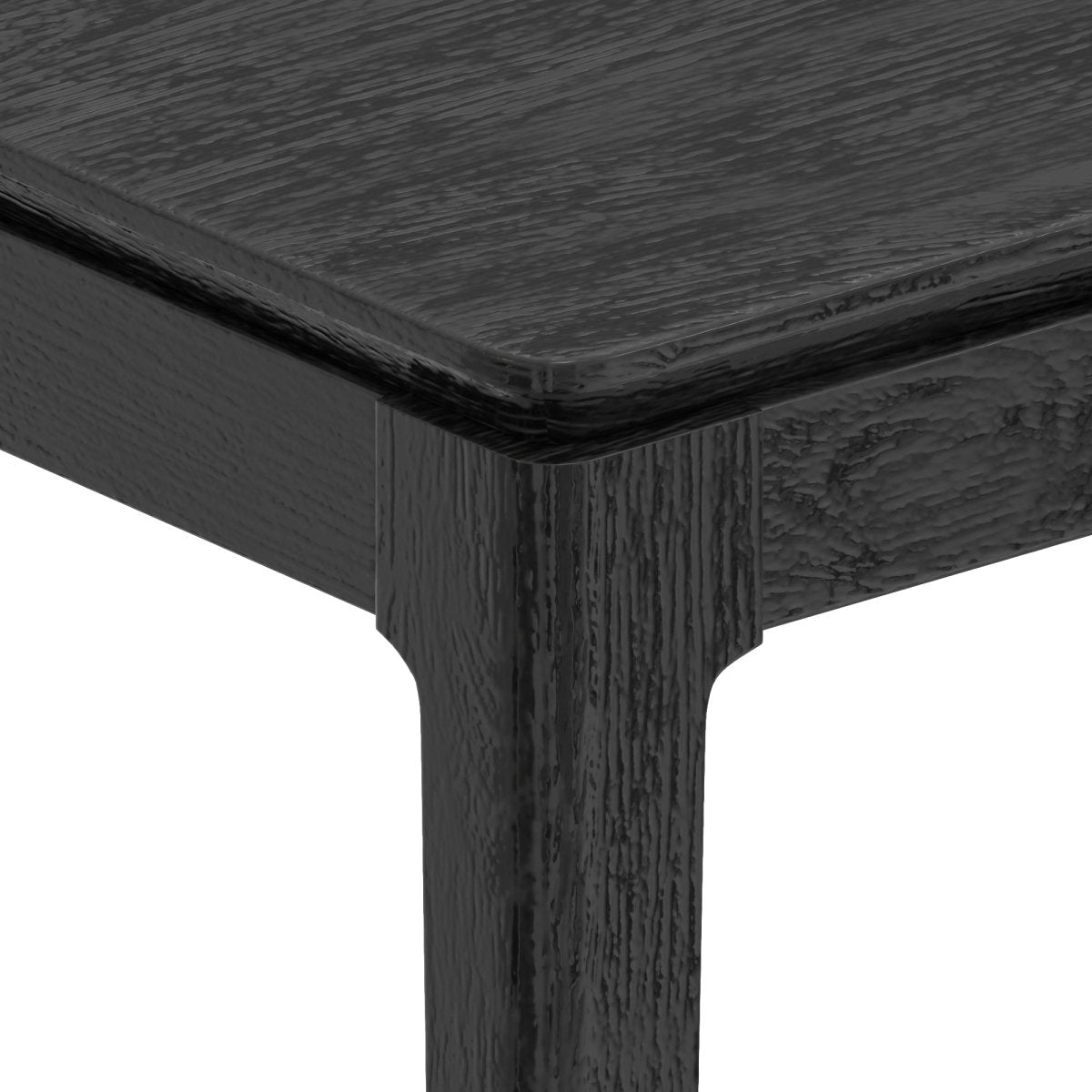 Cove Rectangular Dining Table, Vintage Black