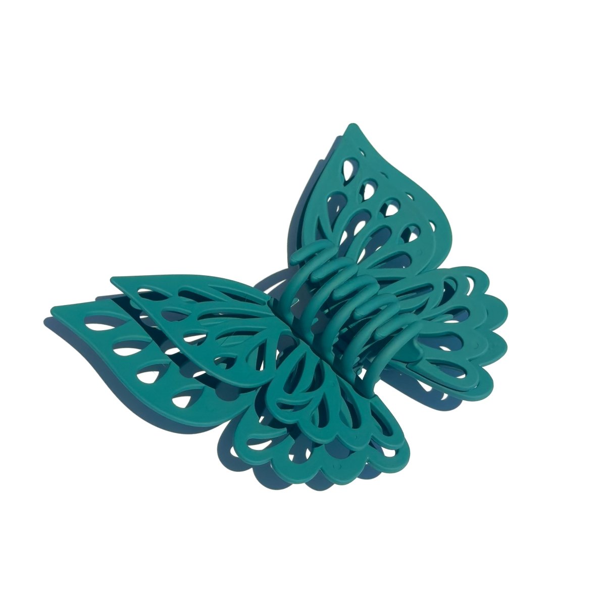 Jumbo Butterfly Claw, Teal