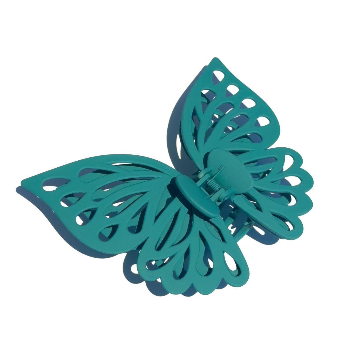 Jumbo Butterfly Claw, Teal