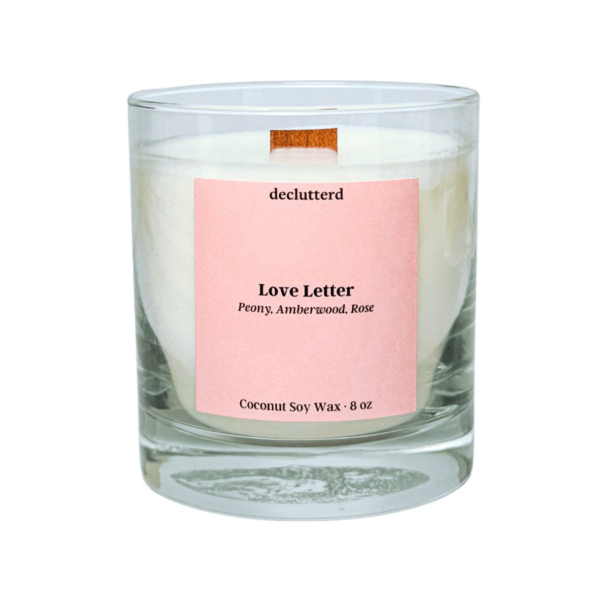 Love Letter Wood Wick Candle