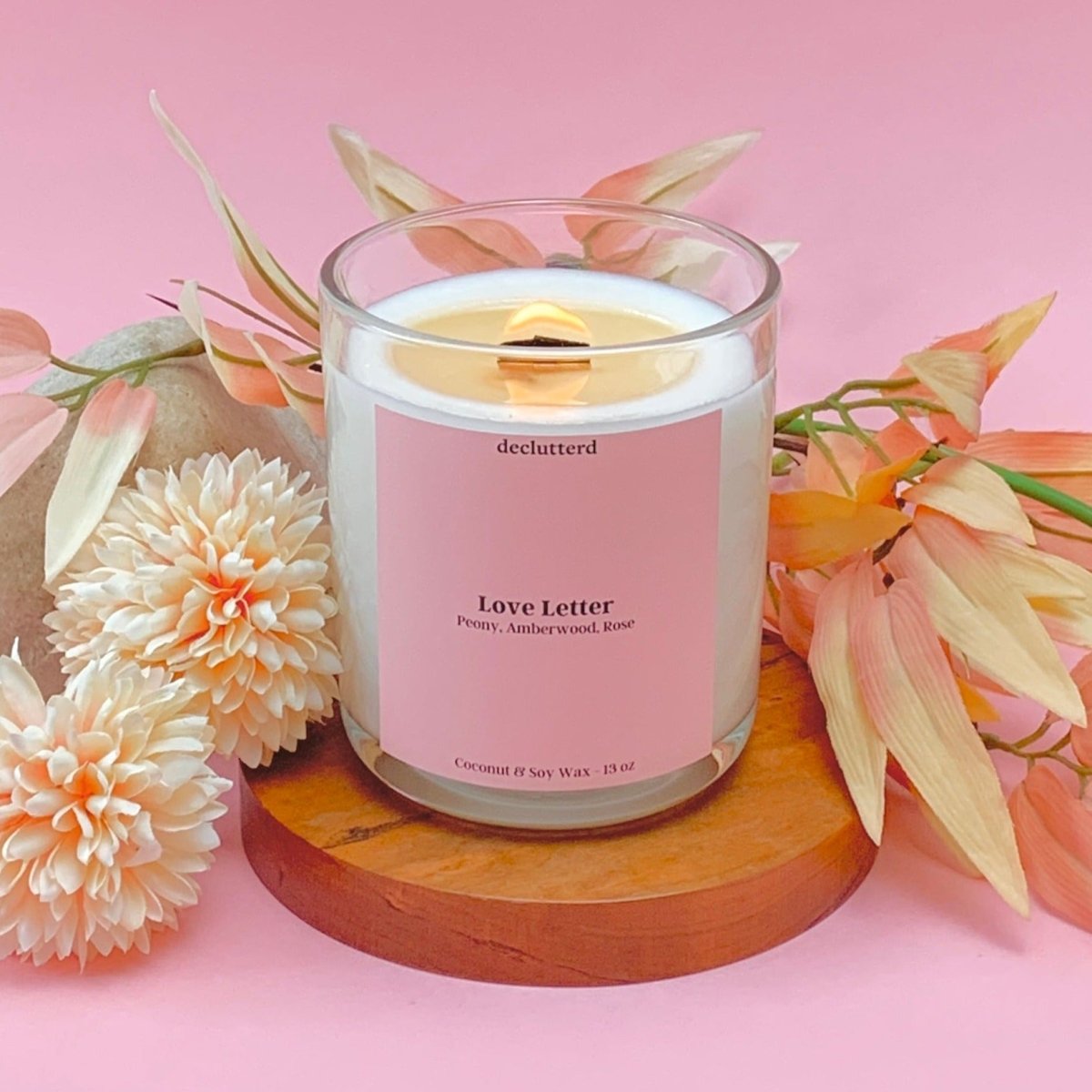 Love Letter Wood Wick Candle