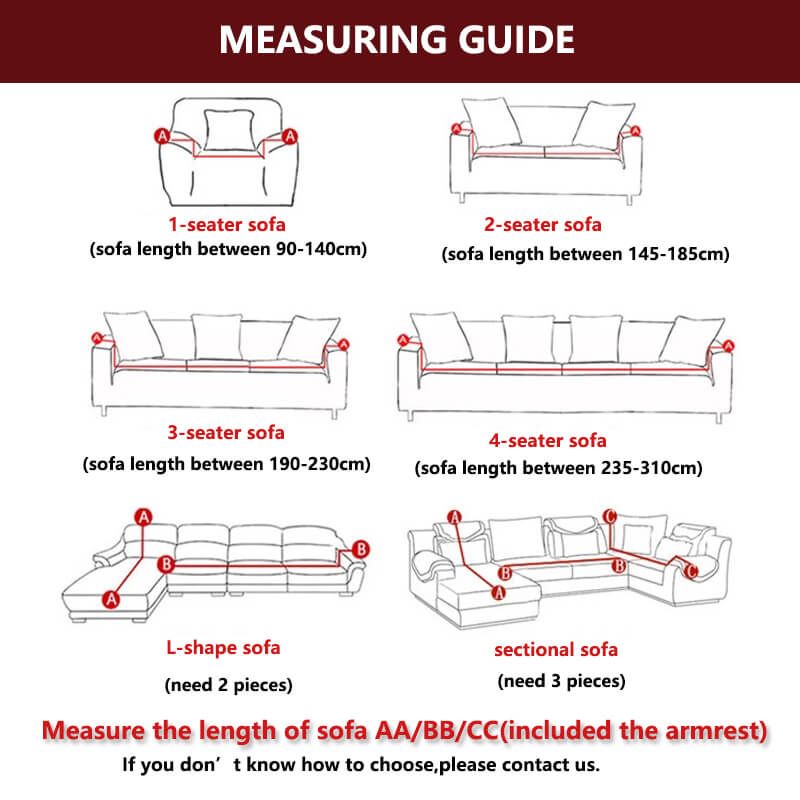 Square Jacquard Universal Sofa Slipcovers