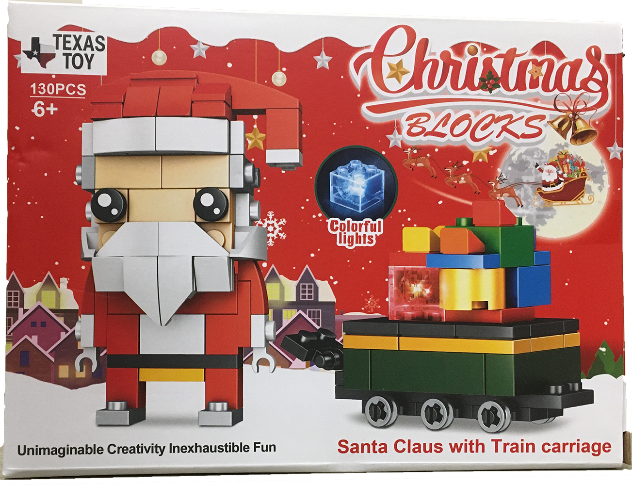 Christmas Blocks Building Bricks