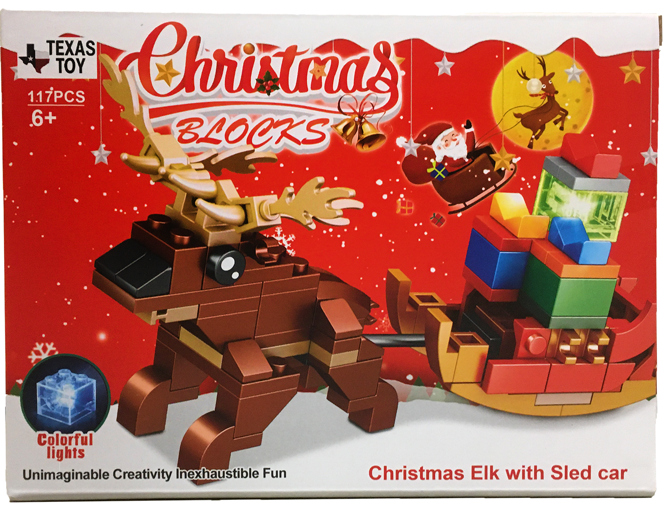 Christmas Blocks Building Bricks