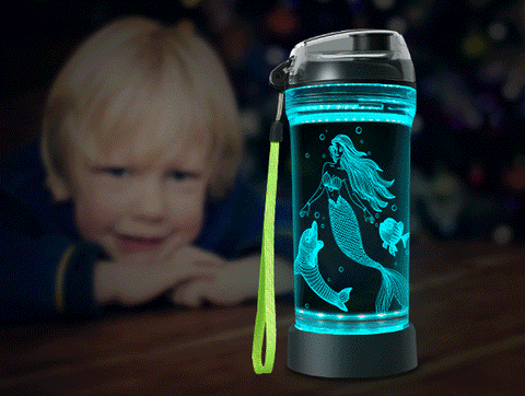mermaid water bottle