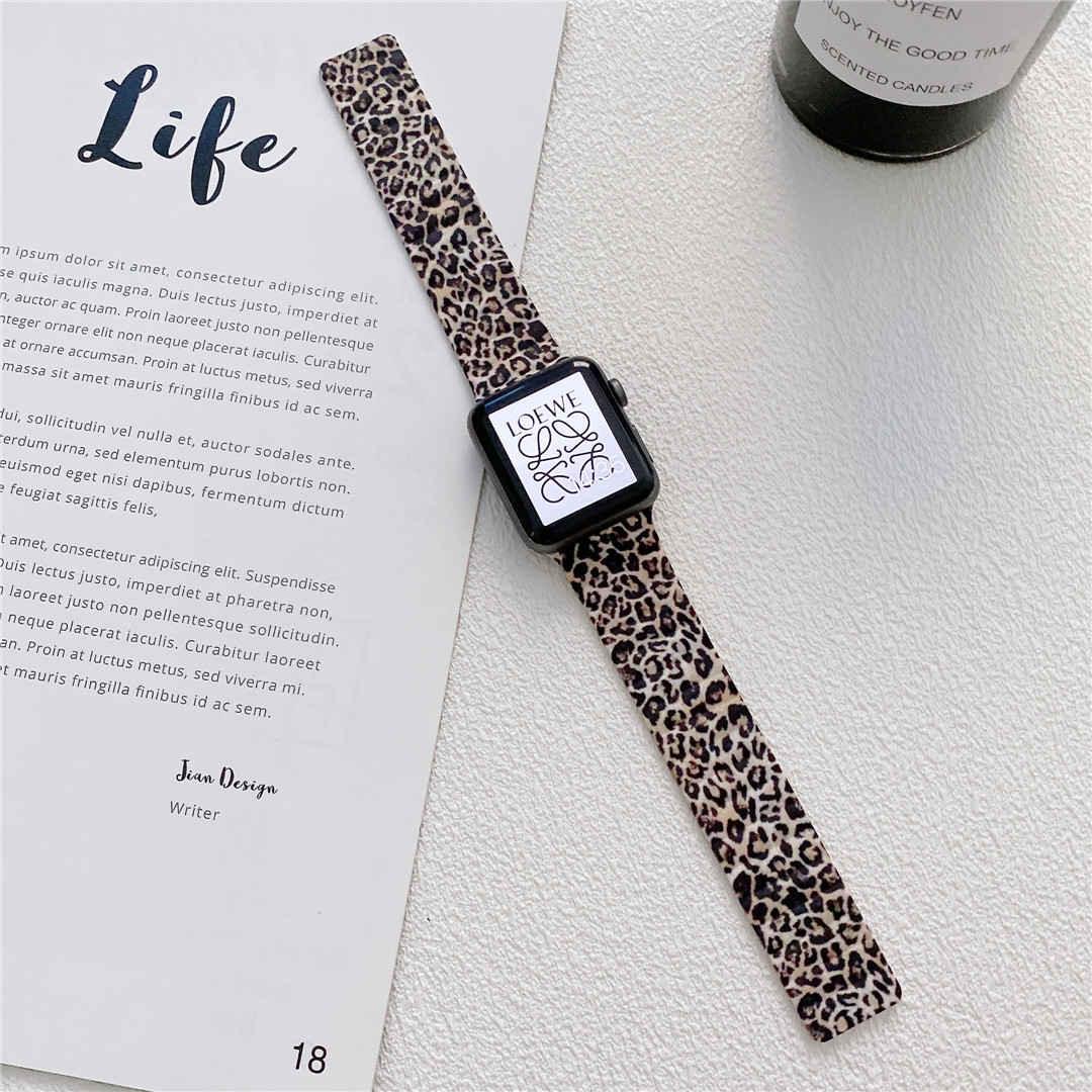 Leopard & Camouflage Magnetic Apple Watch Band