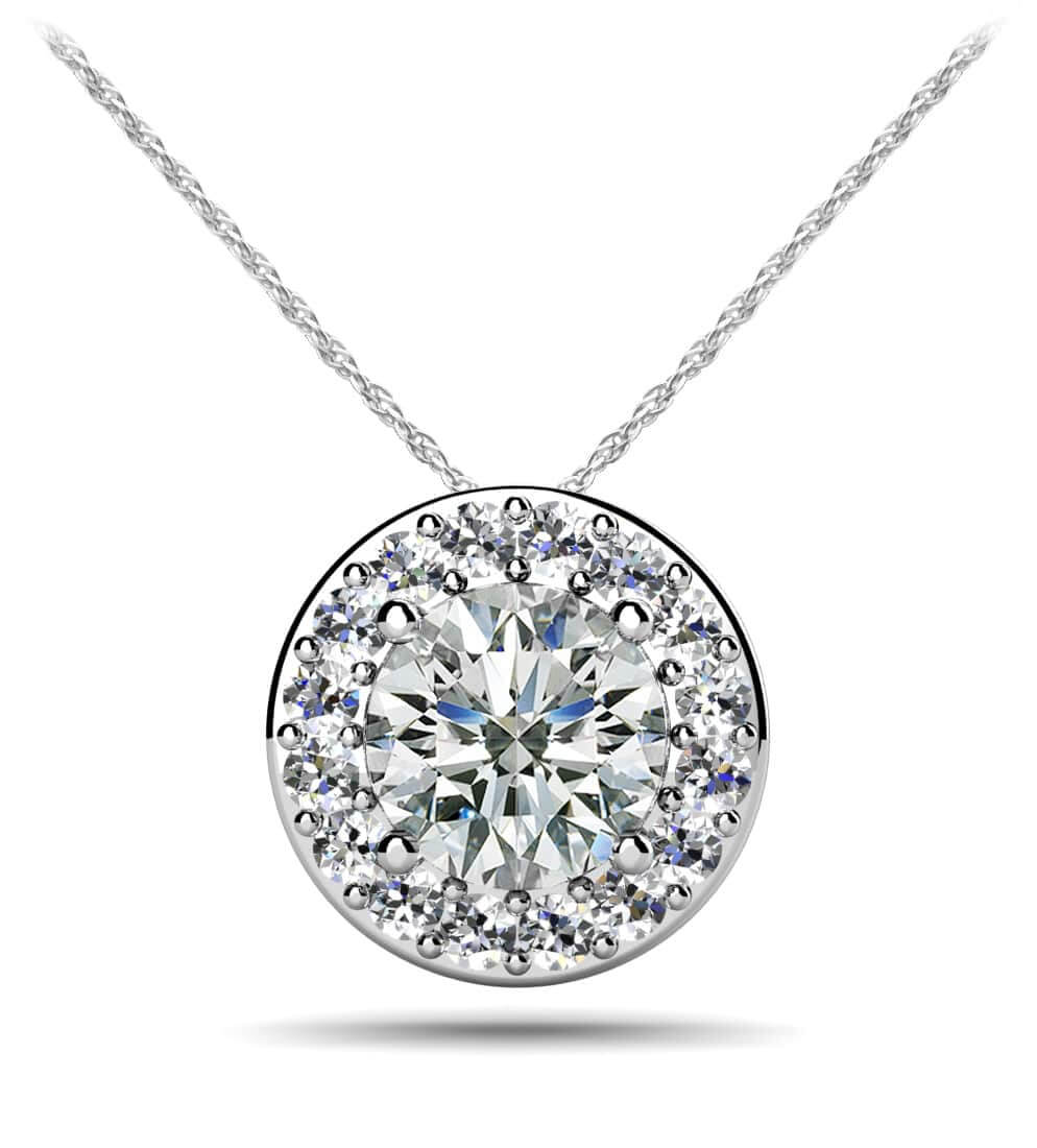 Surrounded With Love Lab-Grown Diamond Pendant