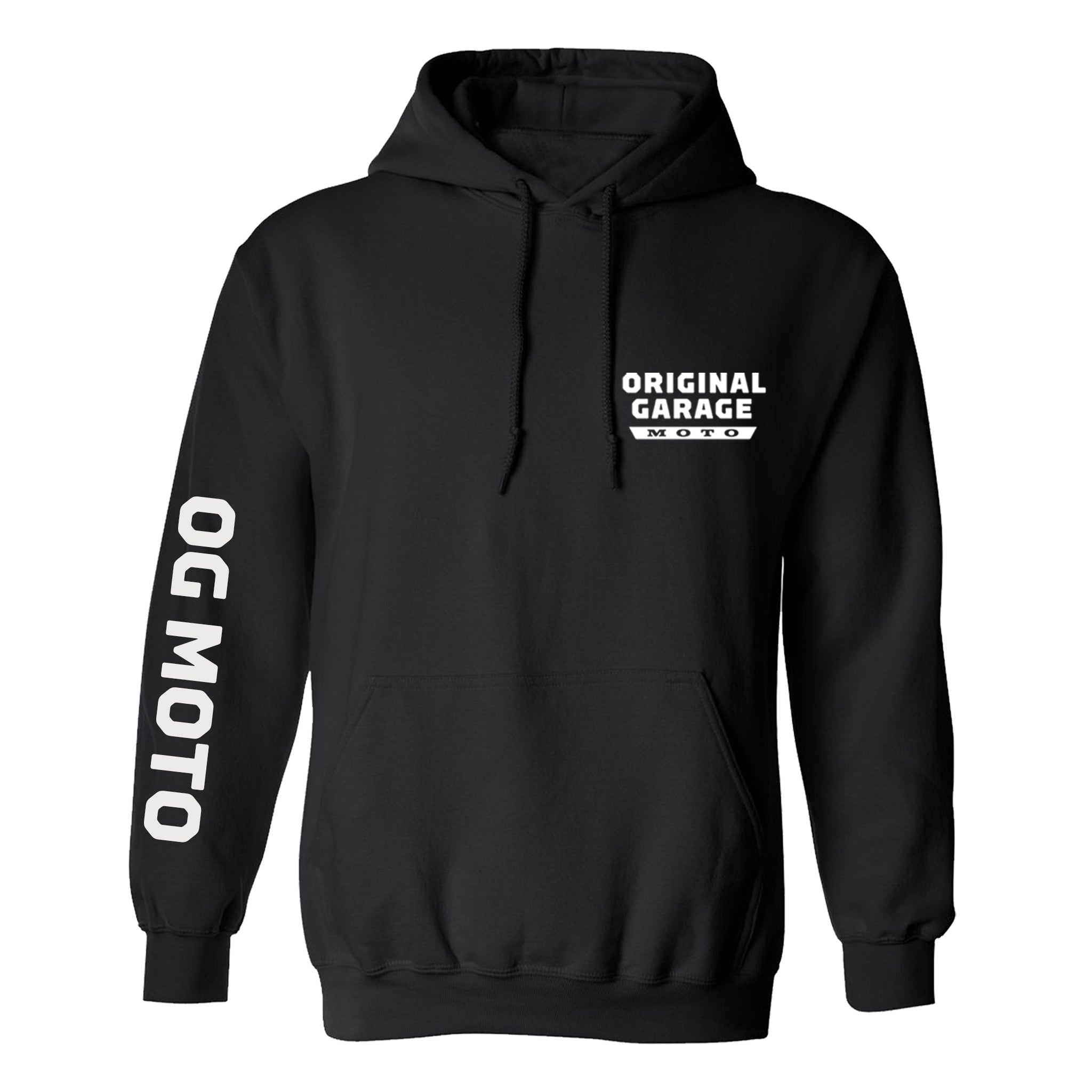 OG MOTO Pullover Hoodie - Black