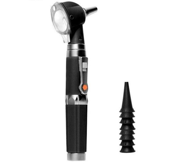 Professional Otoscopio Diagnostic Kit Medical Ear Care LED Portable Otoscope Free shipping