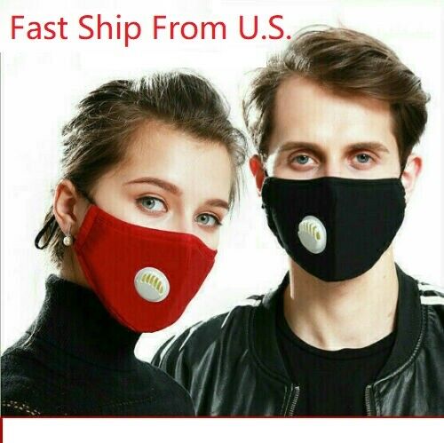 Reusable Cotton Mask Air Purifying Cotton Mouth Cover PM2.5 filter