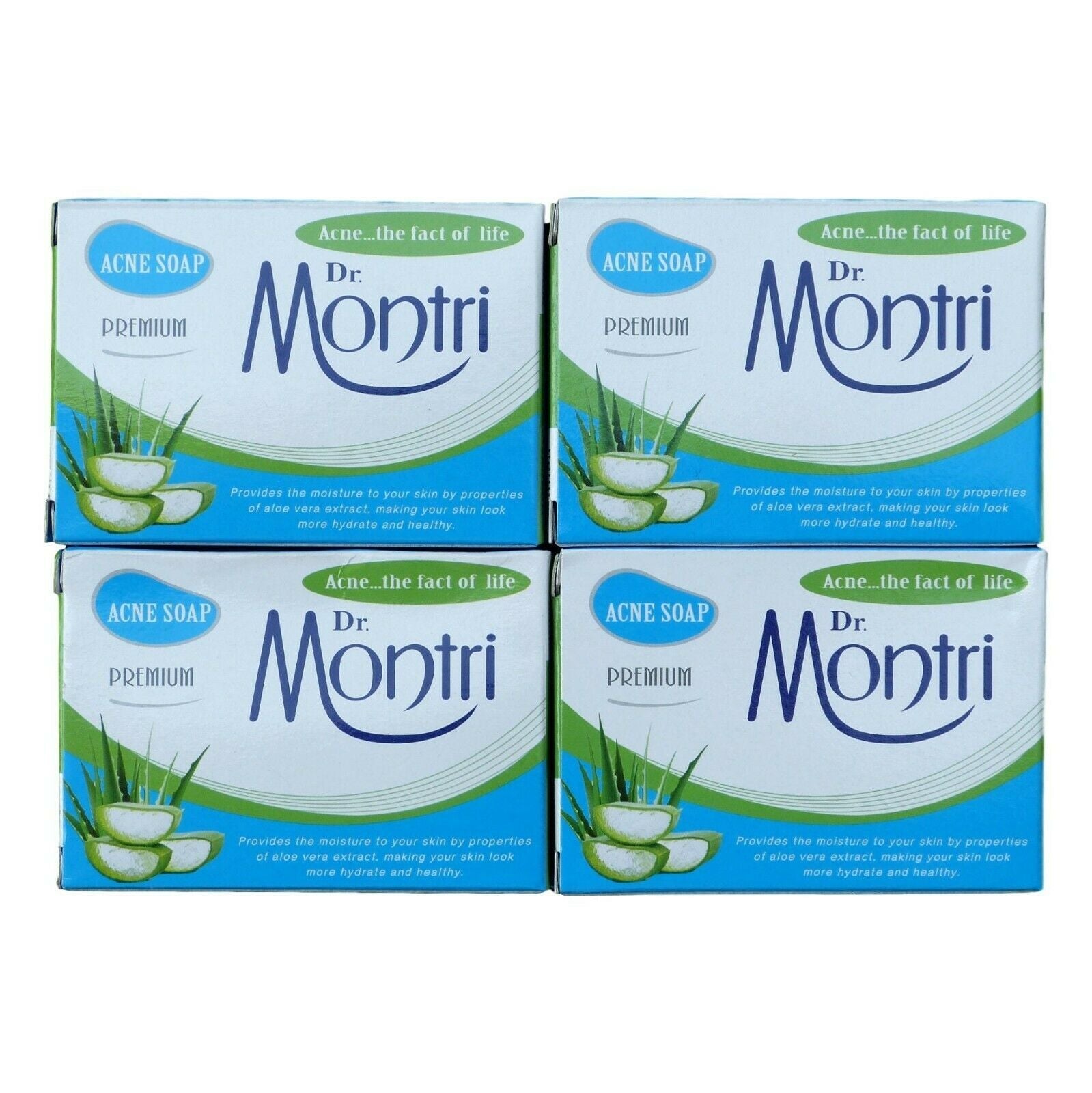 Dr. Montri Premium Acne Oil Control Facial Soap Bars 70 grams Pack of 4