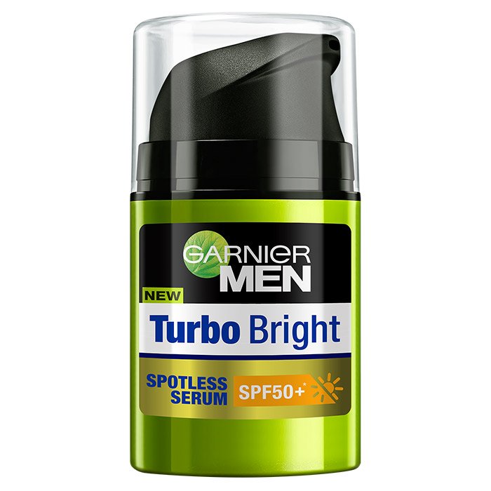Garnier Men Turbo Bright Oil Control Spotless Serum SPF50 Pack of 2