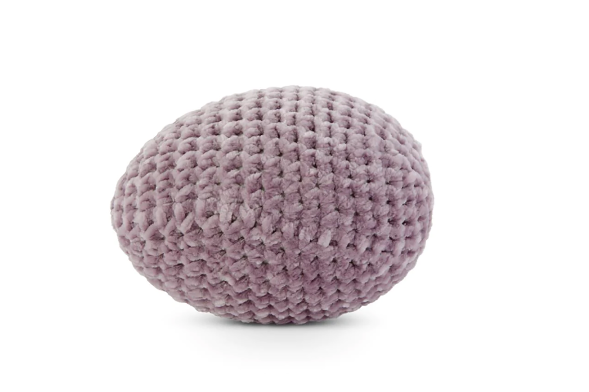 Purple Crochet Egg