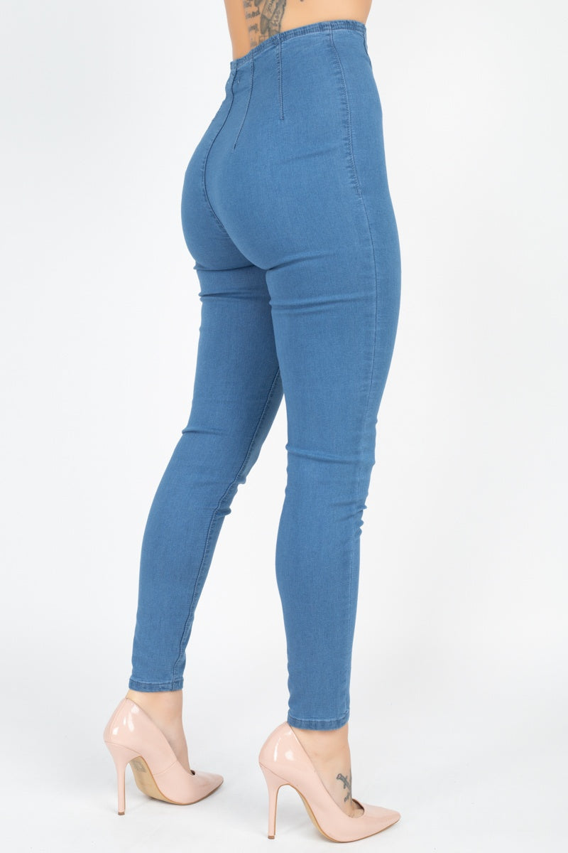 High Waist Denim Jeans