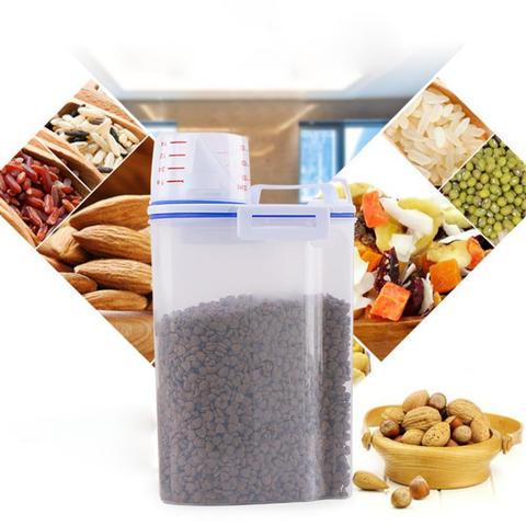 1PC,cat food container,food storage container,dog food storage container,cat  food containers dry food,airtight dog food storage container,large dog food  storage container,pet food storage,pet food storage containers,for Dog Cat  Bird Pet Food Storage Bin