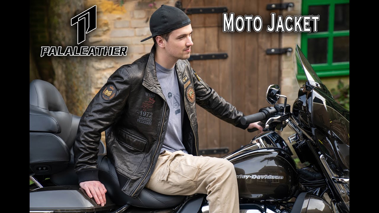 motorcycle biker leather jacket