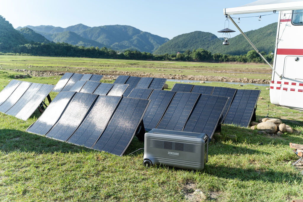 portable solar panel for camping