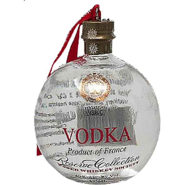 World Whiskey Society Christmas Vodka Ball 375ml