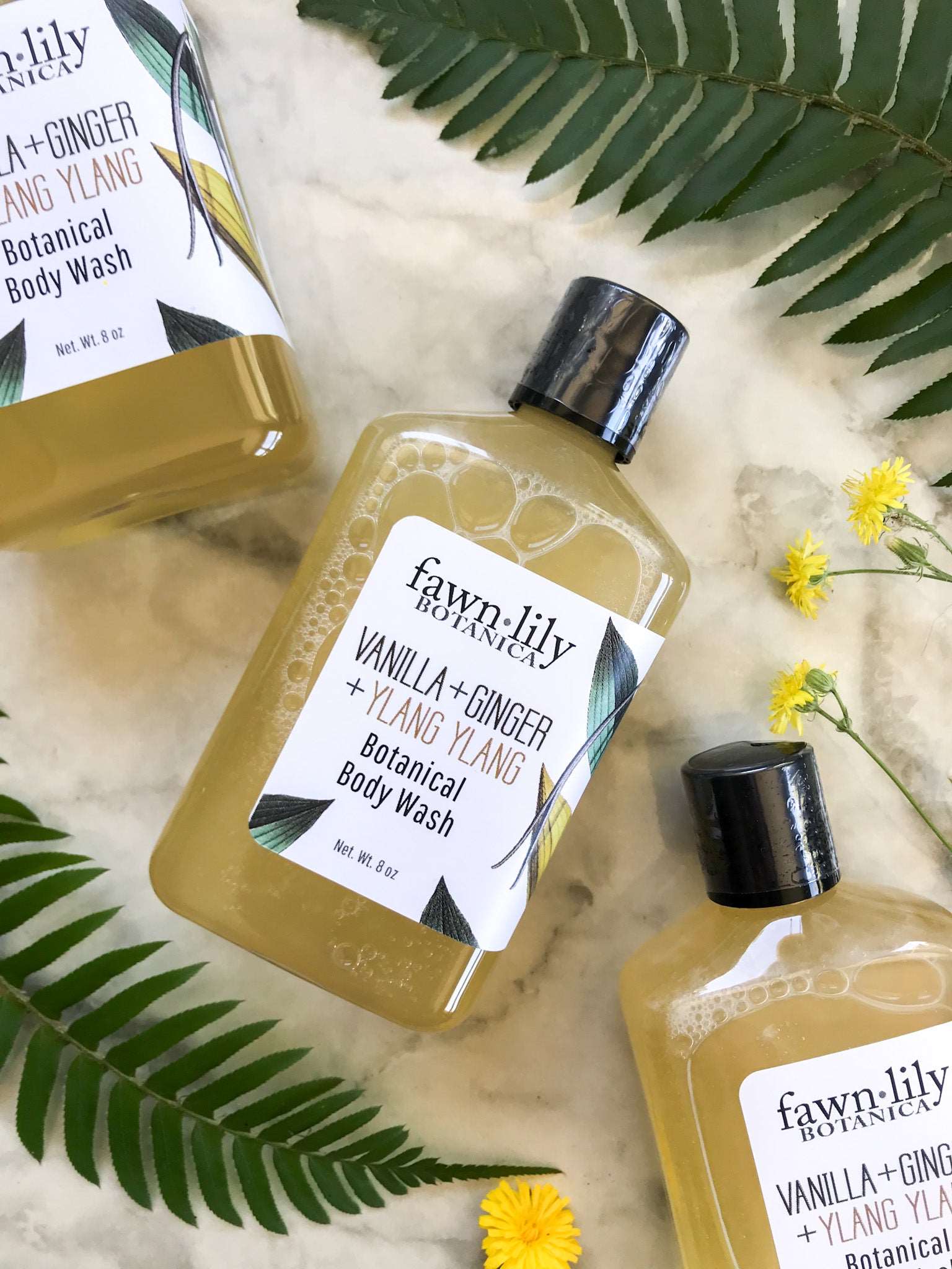 VANILLA + GINGER + YLANG YLANG BOTANICAL BODY WASH