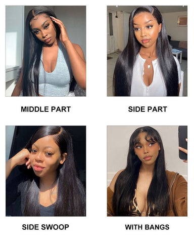 Favhair straight full lace wig different styles
