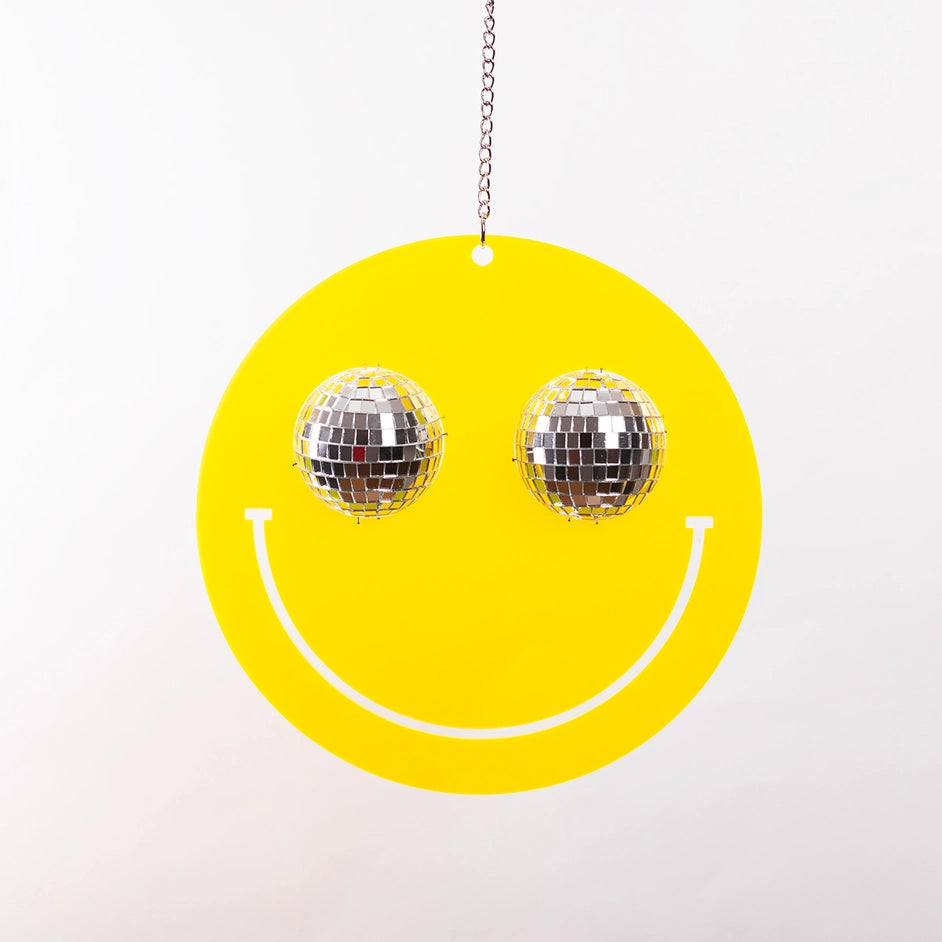 Suncatcher - Disco Smiley Face