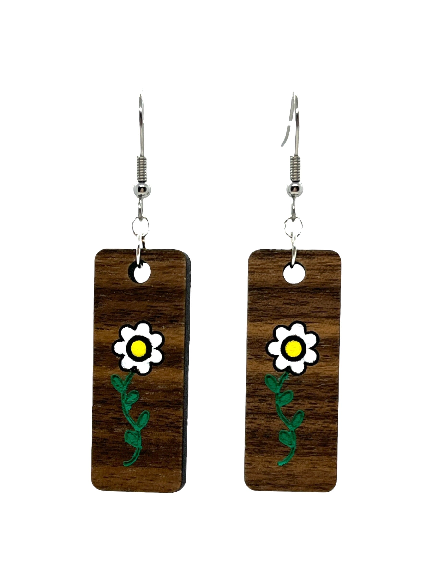 Flower Bar Earrings