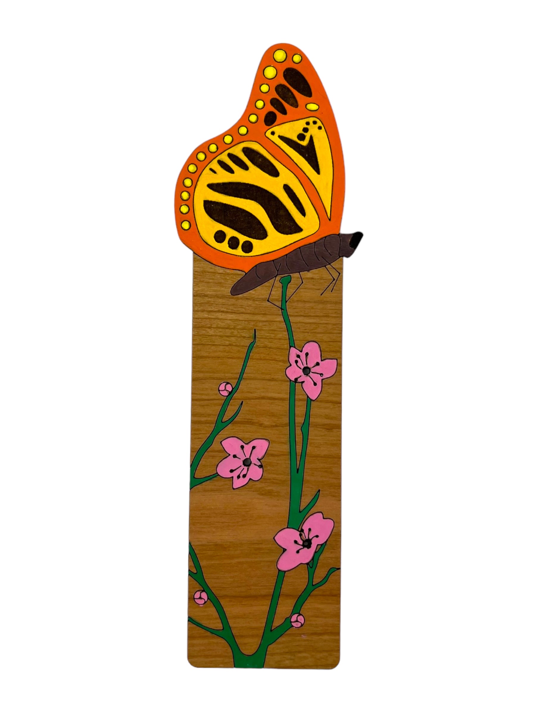 Butterfly Painted Bookmark