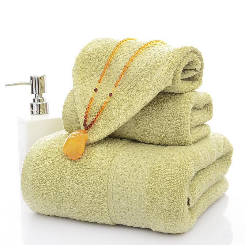 Three-piece bath towel set