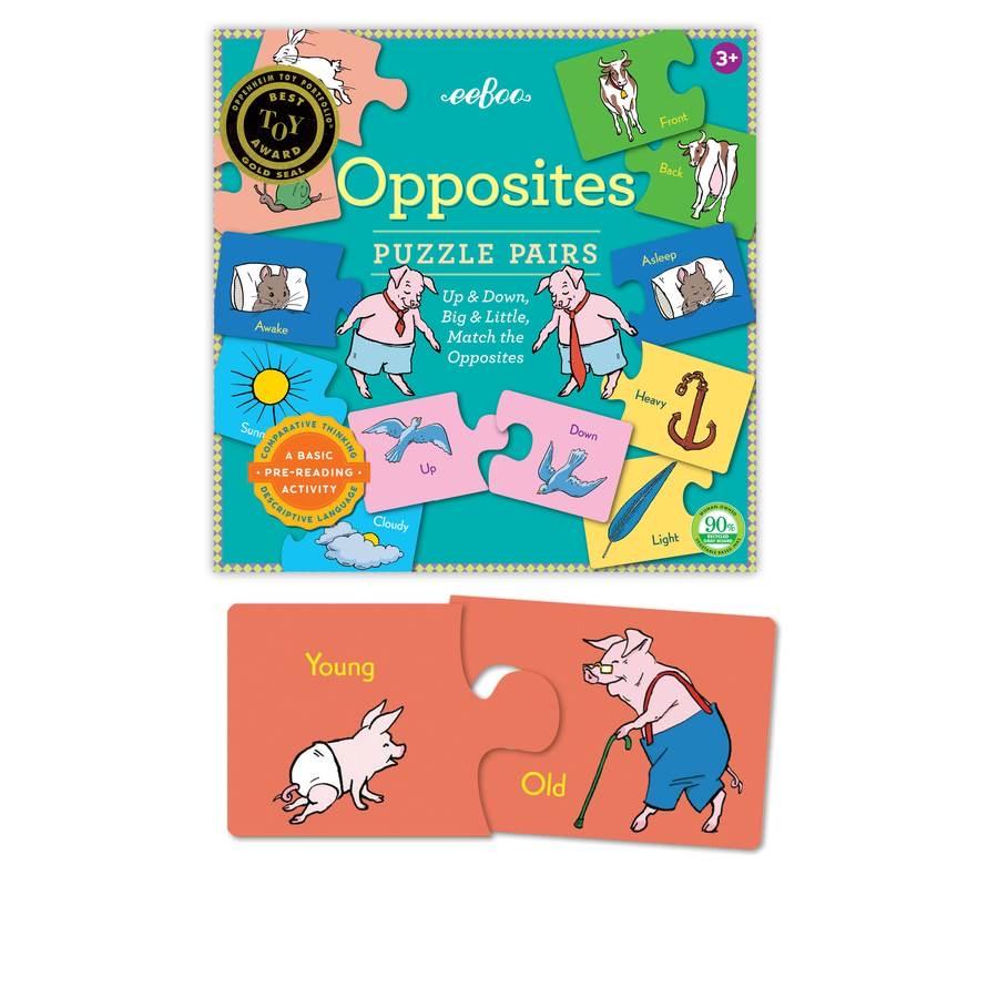 eeBoo Opposites Puzzle Pairs