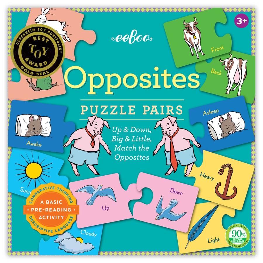 eeBoo Opposites Puzzle Pairs