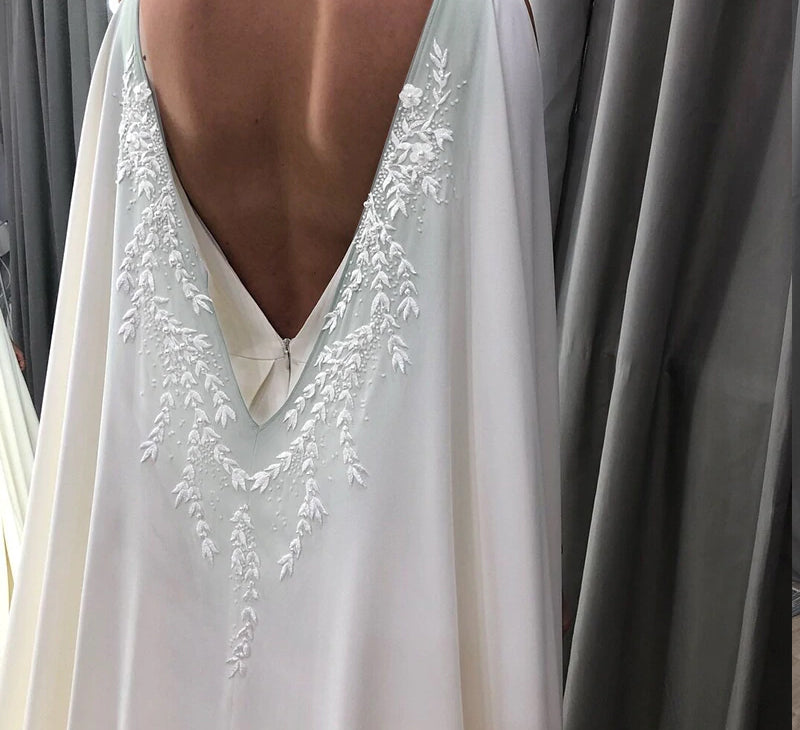 Soft Satin Beaded Cape