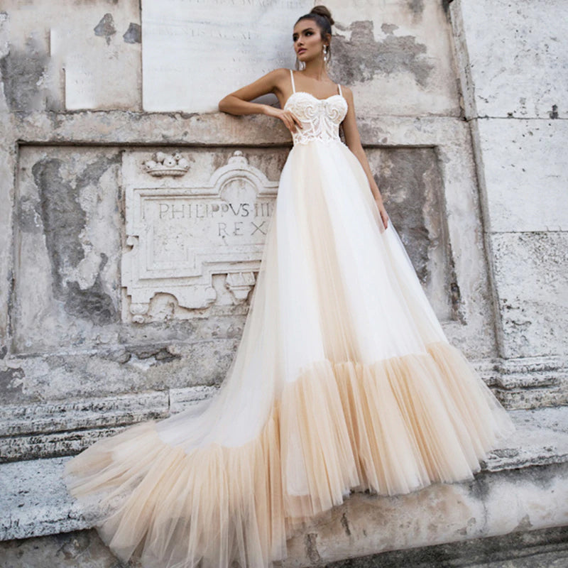 Boho Romantic Corset Dreams A-Line Wedding Dress