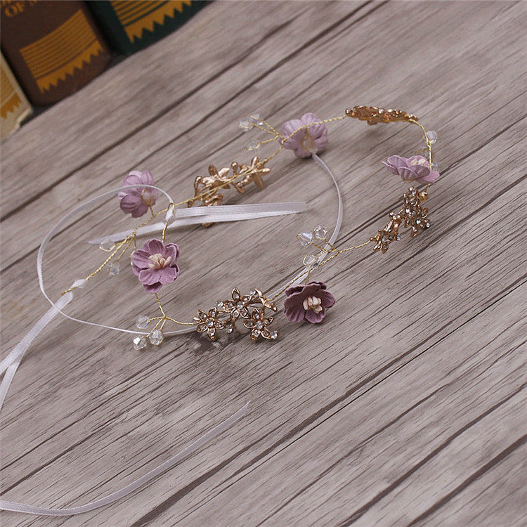 Fabric Floral Bridal Hairpiece