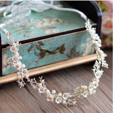Genuine Carved Shell Bridal Hairpiece/Headband
