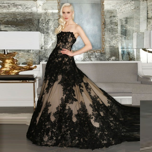 Gothic Lace Dreams Wedding Dress