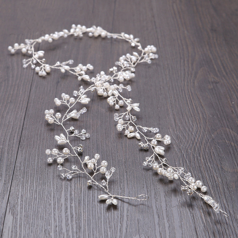 Mini Pearls Bridal Hairpiece - Available in 2 Colors